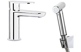 Bateria umywalkowa ze słuchawką typu bidetta Alpinia