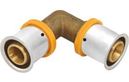 Brass elbow 90° ultraPRESS 16mm