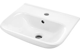 Ceramic washbasin, wall-mounted Avis