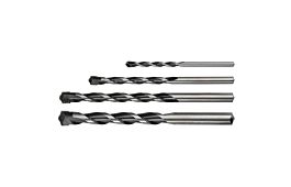 Concrete drill 4-10 mm, 4 pcs set, buterfly tip