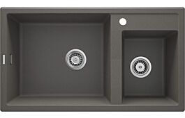 Granite sink, 2-bowl Eridan