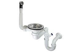 Granite sink waste kit, 1-bowl - Space-Saver