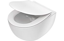 Miska WC z deską bezkołnierzowa Peonia