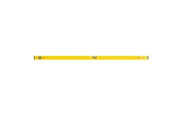 Aluminium spirit level, type 500, 150 cm, 2 vials
