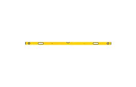 Aluminium spirit level, type 600, 200 cm, 3 vials, 2 handles