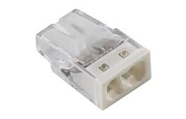 Push-in wire connectors E.4180T 0.5-2.5 mm2, 24A, 2-way pack 100pcs