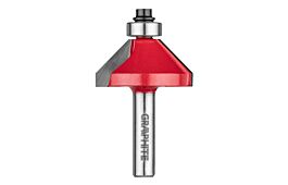 Router bit, surface rounding, HM, 35.5 x 15.9 mm, shank 8 mm