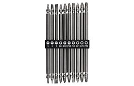 Set of long reversible bits: SL3 /5/7, PH1 /2 /2 /3, PZ1/2/3 x 150 mm, 10 pcs.