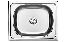 Steel sink, 1-bowl Techno
