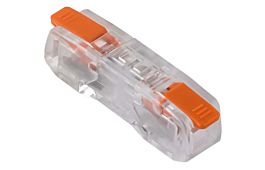 Szybkozłączka samozaciskowa dwustronna pojedyncza E.4194T/1 0,2-2,5 mm2, 24A, 450V 2 styki PC op. 100szt