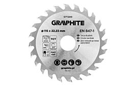 Tarcza do pilarki, widiowa, 115 x 22.23 mm, 24 zęby