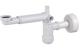 Washbasin waste kit, telescopic Space-Saver Lux