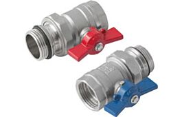 Stright valve set G1" x G1"