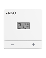 Wired Battery Thermostat EASY-BATW white